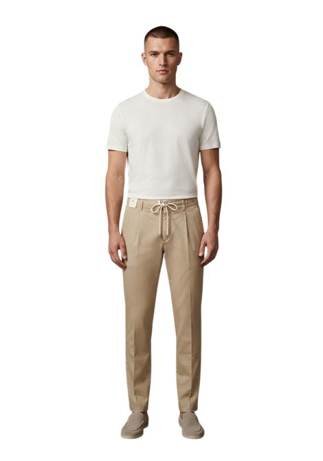 Pantalone Jogger Casual-Chic in Cotone con Coulisse SPARVIERI | Pantaloni | SS2203M C22146